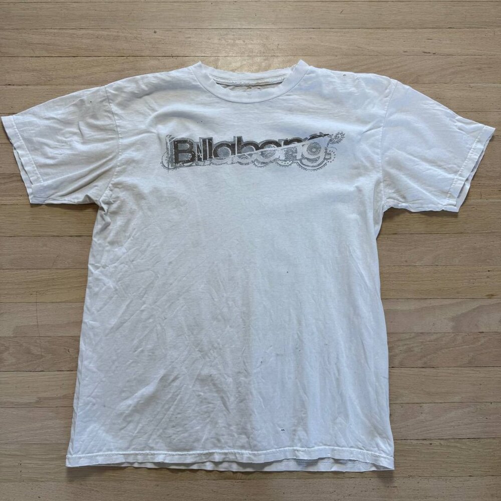 Vintage Billabong T-Shirt Mandala Paisley Graphic Distressed XL
